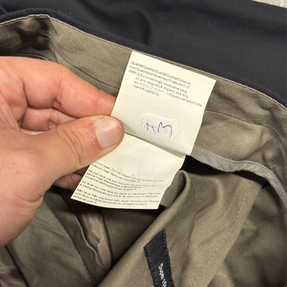 Hugo Boss Dress Pants Black Super 150s Wool Trousers "Tower1" 38x34 - Picture 7 of 12